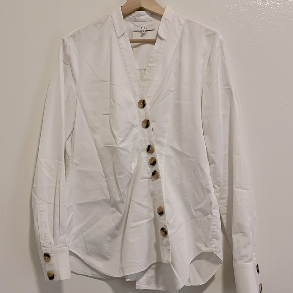 Tibi Button Up
